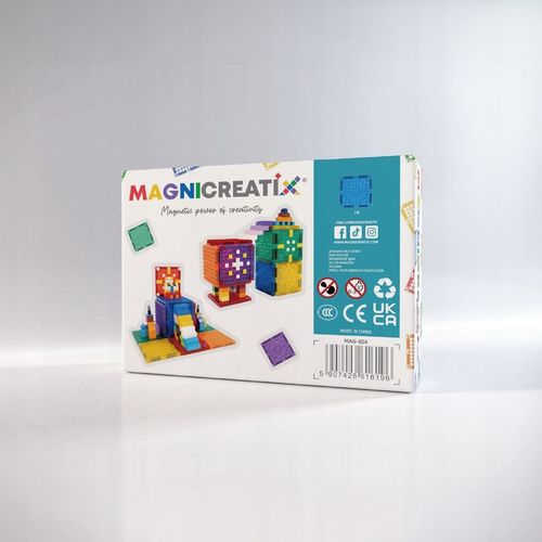 Klocki magnetyczne KOMPATYBILNE z LEGO i DUPLO CLASSIC 24 el. MAGNICREATIX na Arena.pl