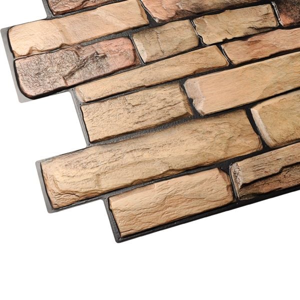 Panele Ścienne 3D PCV Kamień Naturalny - Natural StoneSlate zdjęcie 1