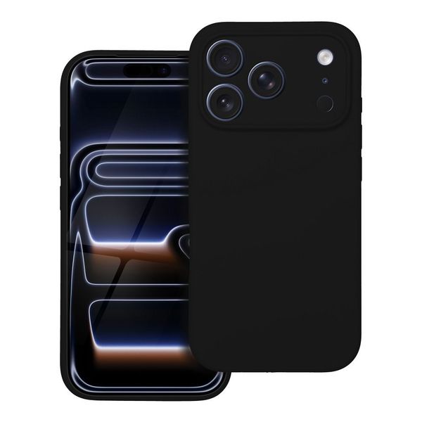 Futerał SILICONE 2mm do IPHONE 17 Pro czarny zdjęcie 1