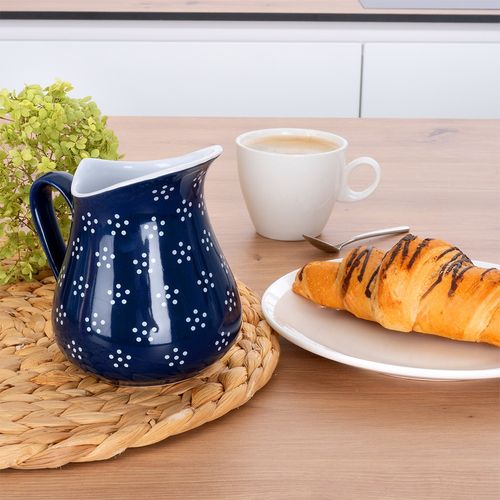 Dzbanek ceramiczny granatowy 480 ml na Arena.pl