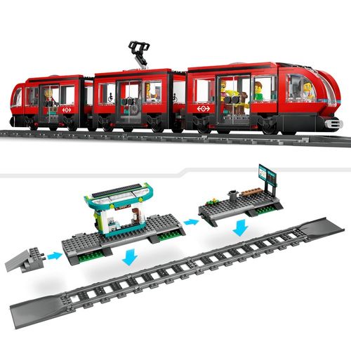 LEGO City 60423 Tramwaj miejski ze stacją Miasto na Arena.pl