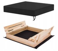 Pokrowiec osłona plandeka na piaskownice 120x120x16