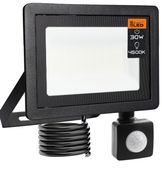 Naświetlacz LED SLIM 30W halogen czujnik ruchu zmierzchu reflektor