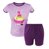 Krótka Piżama dziecięca Pou