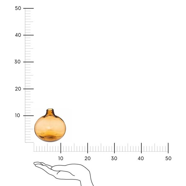 Wazon Single żółty 11cm zdjęcie 3