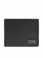 Portfel Guess Męski Skórzany Elegancki Na Prezent SMNEBRLEA20 Czarny