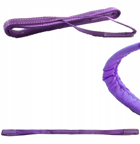 pas załadunkowy zawiesie 1m/30mm/1t pętla na końcach, fioletowy na Arena.pl