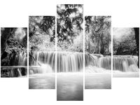 105CM 150CM OBRAZ 5 ELEM NAD WODOSPADEM DRUK