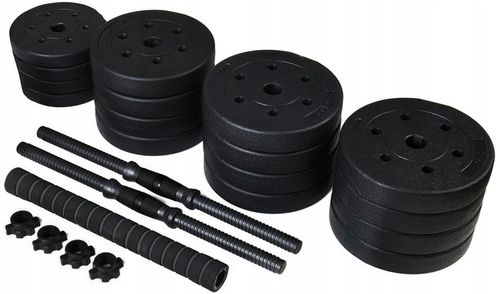 REGULOWANE HANTLE 40 KG ZESTAW HANTLI 2X20 KG Z FUNKCJĄ SZTANGI na Arena.pl