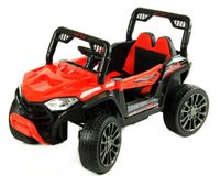 Emaga Auto na akumulator dla dzieci 4x4 skóra EVA pilot CAR-JS-1-CZERWONY