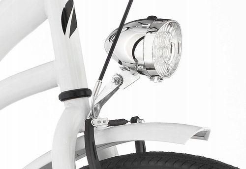 Rower miejski INDIANA Moena 26 cali damski Biały na Arena.pl