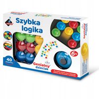 SZYBKA LOGIKA GENIALNY DZIECIAK GRA LOGICZNA ZRĘCZNOŚCIOWA OD 6 LAT