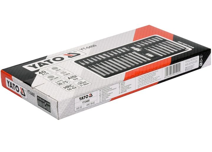 Zestaw bitów YATO YT-0400 zdjęcie 3