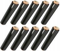 Folia stretch XXL strecz strech czarny 3kg x 10szt