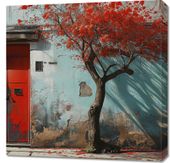 Obraz 70x70cm Widok Na Dawne