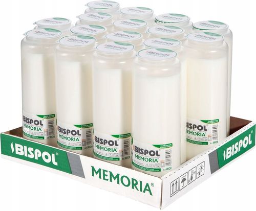 WKŁAD DO ZNICZY BISPOL WO8 OLEJOWY ZGRZEWKA 16 szt. na Arena.pl