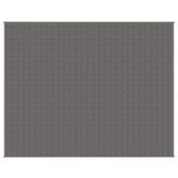 Koc obciążeniowy, szary, 235x290 cm, 11 kg, tkanina