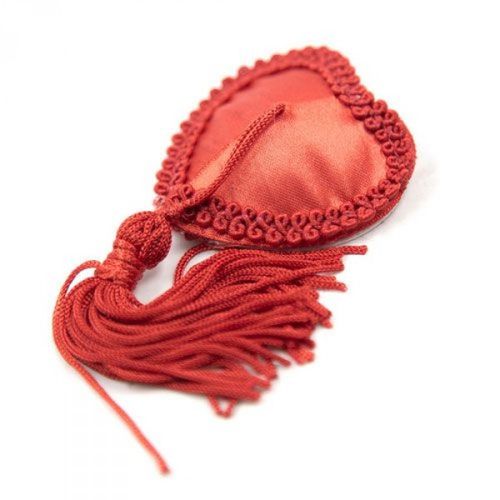bielizna heart nipples tassels red na Arena.pl