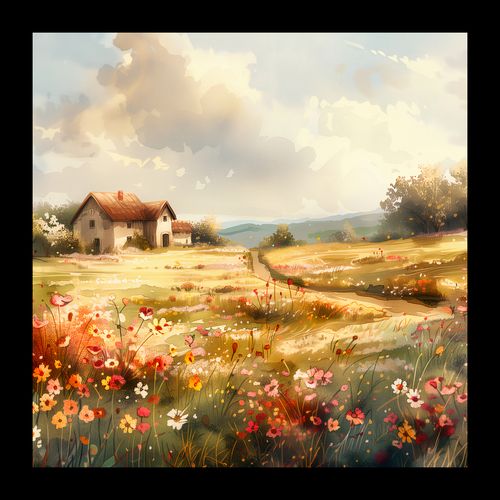 Plakat 20x20cm Sielski Domek na Arena.pl