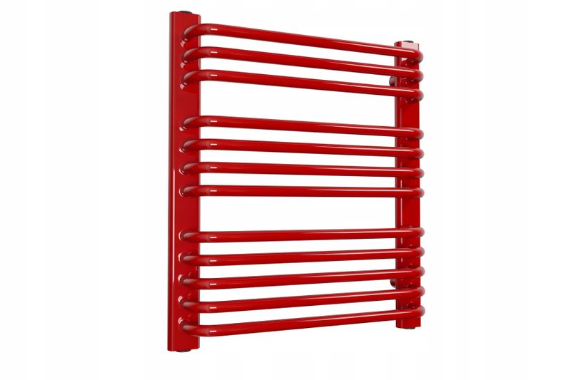 Grzejnik drabinkowy ALFA 480/400 czerwony zdjęcie 3