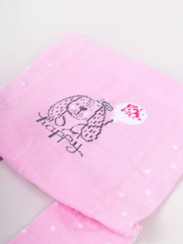 Rajstopy dziewczęce bawełniane we wzory 3PAK  68-74 YOCLUB na Arena.pl