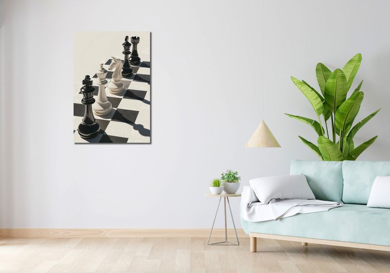 Obraz 60x90cm Szach i Mat zdjęcie 2