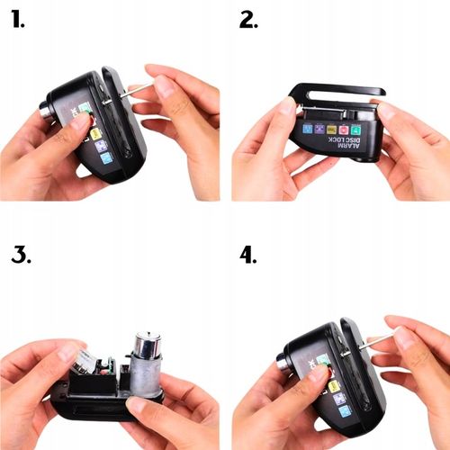 ALARM ZAPIĘCIE NA TARCZĘ HAMULCOWĄ ROWER MOTOR BLOKADA ROWEROWA 110d ABS na Arena.pl