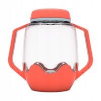 Rozwojowy Świecący Słoik Sensoryczny do Napełniania Wodą Glo Pals, Czerwony