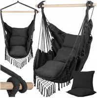 KRZESLO BRAZYLIJSKIE HUSTAWKA HAMAK DOMOWY NA BALKON OGRODOWY FOTEL WISZACY