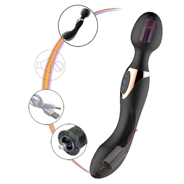 Dwustronny Wibrator Masażer erotyczny 20 trybów zdjęcie 3