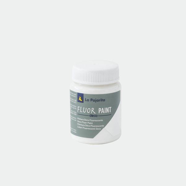 Farba Fluorescencyjna UV 75ml akrylowa BIAŁA white zdjęcie 1