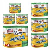 FOXY MEGA PAPIER TOALETOWY BEZZAPACHOWY DŁUGI PAKIET 28 ROLEK