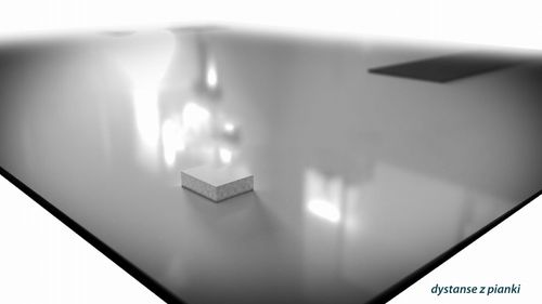 ZEGAR SZKLANY KWADRATOWY - Geometria na Arena.pl