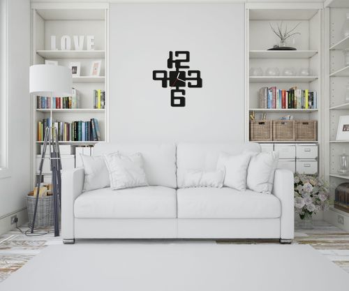 ZEGAR ŚCIENNY CYFRY 58cm XXL 126.11 na Arena.pl