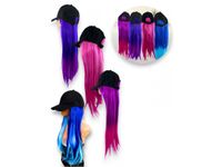 czapka z peruką z prostymi włosami 60cm 750724