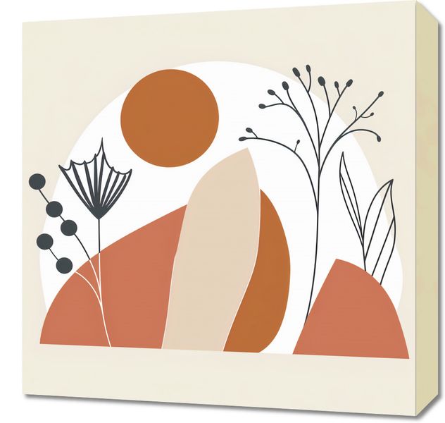 Obraz 50x50cm Organiczny Splot zdjęcie 1