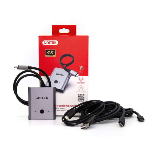Unitek Dwukierunkowy przełącznik USB-C 4K zdjęcie 7