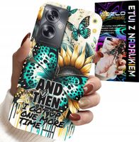 ETUI DO OPPO A79 5G - AND THEN I GOT UP, KOBIECE WZORY + FOLIA