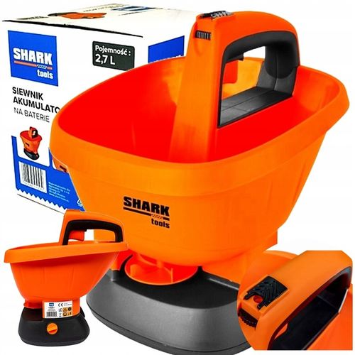 SIEWNIK akumulatorowy na baterie DO NAWOZU SOLI TRAWY 2,7L automatyczny na Arena.pl