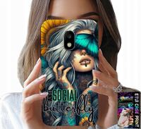 ETUI DO SAMSUNG GALAXY J5 2017 - ANTI SOCIAL, BUTTERFLY, MOTYLEK, KOBIECE