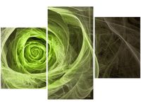 OBRAZ GREEN ROSE