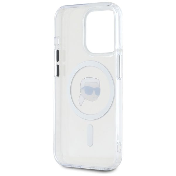 Etui Karl Lagerfeld do iPhone 15 Pro, Biały, MagSafe zdjęcie 7