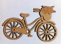 Scrapbookingowy Rower HDF - Wycięty z Precyzją i Stylem