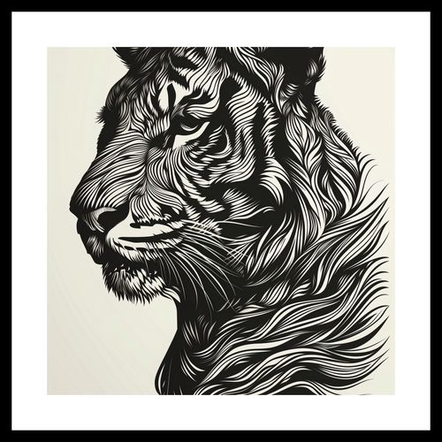 Plakat 30x30cm Tygrysi Gwizd na Arena.pl