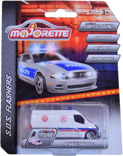 Majorette SOS Flashers Ambulans Renault Master na Arena.pl