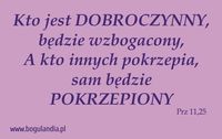Magnes 54 na lodówkę Kto jest DOBROCZYNNY