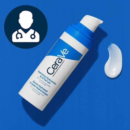 CeraVe Serum Nawilżające Do Twarzy z Kwasem Hialuronowym, Pantenolem 30ml na Arena.pl