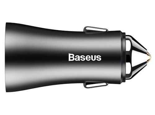 Ładowarka Samochodowa 2xUSB Baseus FastCharge 2.4A czarny na Arena.pl