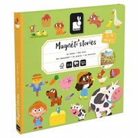 Janod Magnetyczna Układanka Farma Magnetistories Magnesy Prezent dziecko 3+