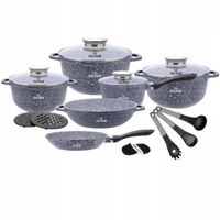 Zestaw garnków Zilner Premium aluminiowe 17 el.